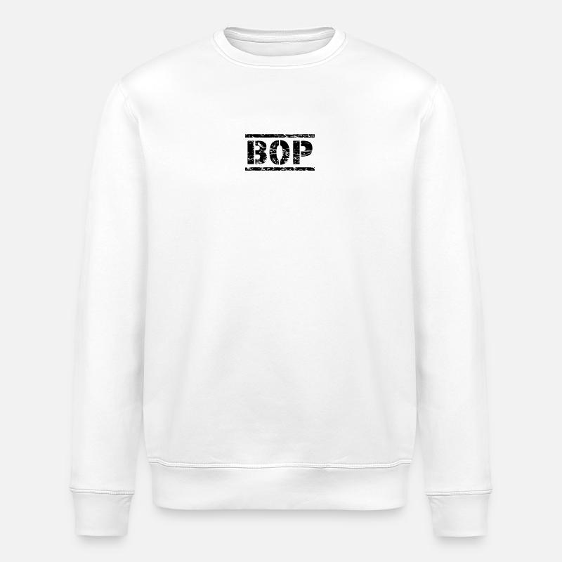 Bop - Sweat bio ROLLER Stanley/Stella Unisexe - blanc