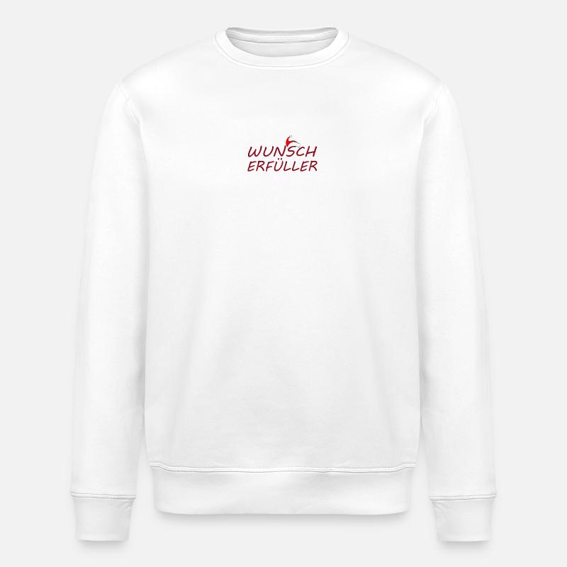 WUNSCHERFÜLLER - Stanley/Stella Unisex Bio-Sweatshirt ROLLER - Weiß