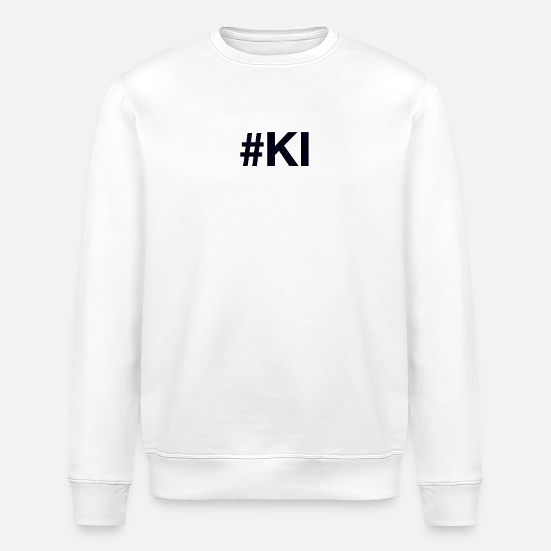 KI künstliche Intelligenz Artificial Intelligence - Stanley/Stella Unisex Bio-Sweatshirt ROLLER - Weiß
