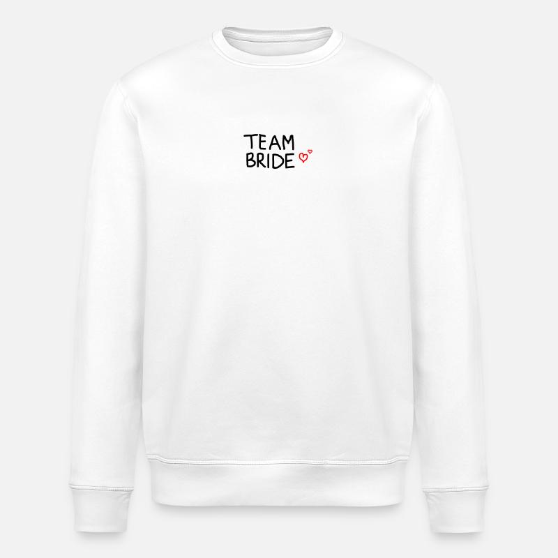 Team Bride - Stanley/Stella Unisex Bio-Sweatshirt ROLLER - Weiß