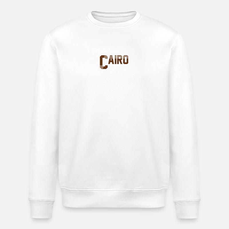 Le Caire - Sweat bio ROLLER Stanley/Stella Unisexe - blanc