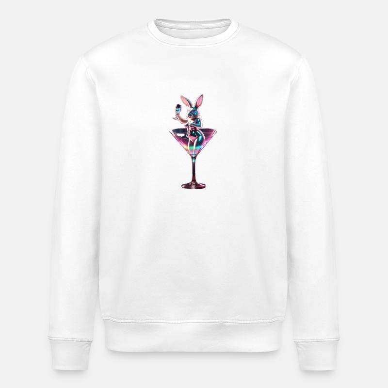 Bunny Madame - Stanley/Stella Unisex Bio-Sweatshirt ROLLER - Weiß