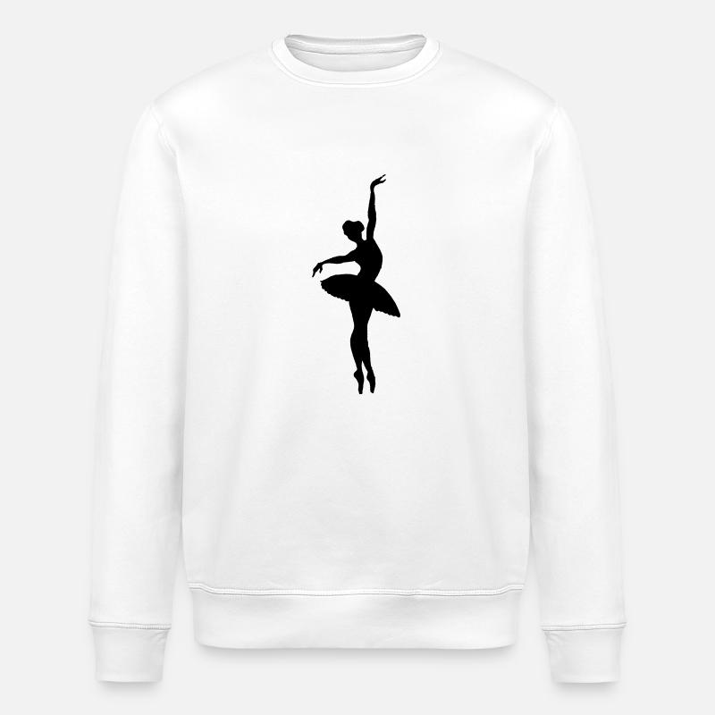 dancer silhouette - Stanley/Stella Unisex Bio-Sweatshirt ROLLER - Weiß