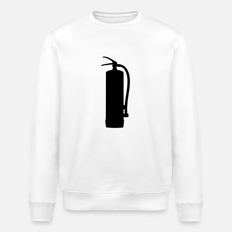 Feuerlöscher - Stanley/Stella Unisex Bio-Sweatshirt ROLLER - Weiß