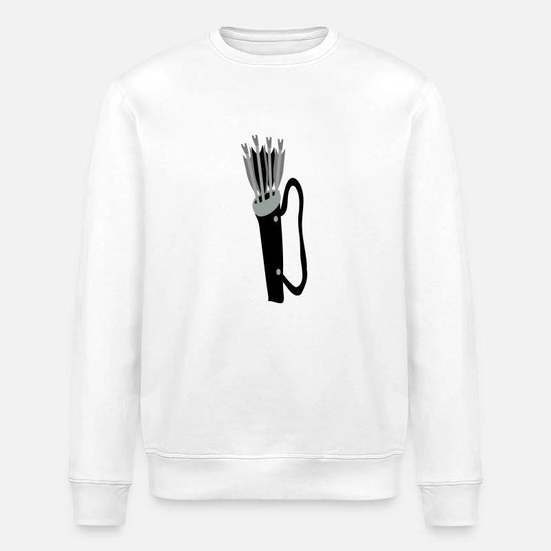 Pfeilenköcher Bogenschiessen fletcher's pride by - Stanley/Stella Unisex Bio-Sweatshirt ROLLER - Weiß