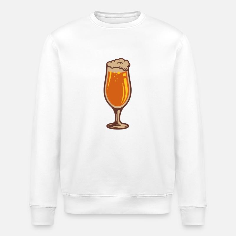 Bierglass - Stanley/Stella Unisex Bio-Sweatshirt ROLLER - Weiß