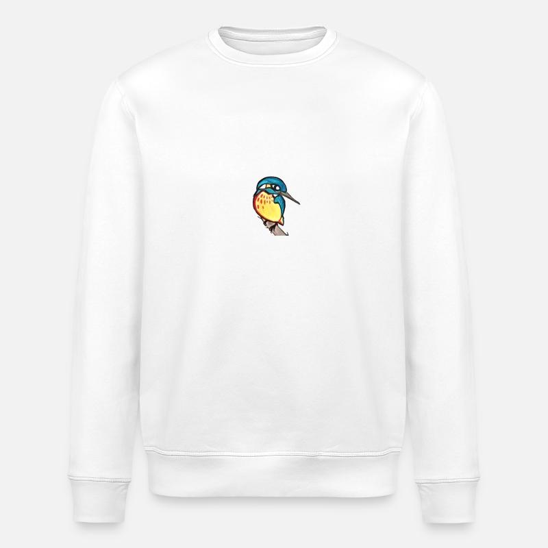 martin-pêcheur - Sweat bio ROLLER Stanley/Stella Unisexe - blanc