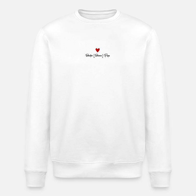 Bester Bonuspapa - Stanley/Stella Unisex Bio-Sweatshirt ROLLER - Weiß