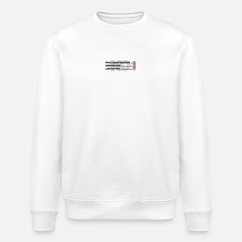 Bitte geben Sie das Designbild an - Stanley/Stella Unisex Bio-Sweatshirt ROLLER - Weiß