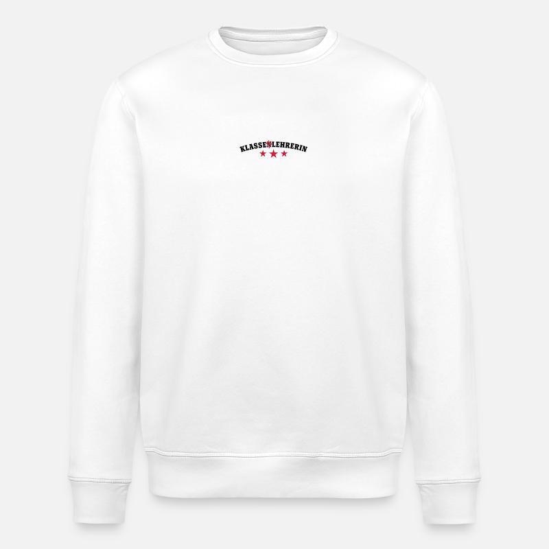 Klassenlehrerin - Stanley/Stella Unisex Bio-Sweatshirt ROLLER - Weiß