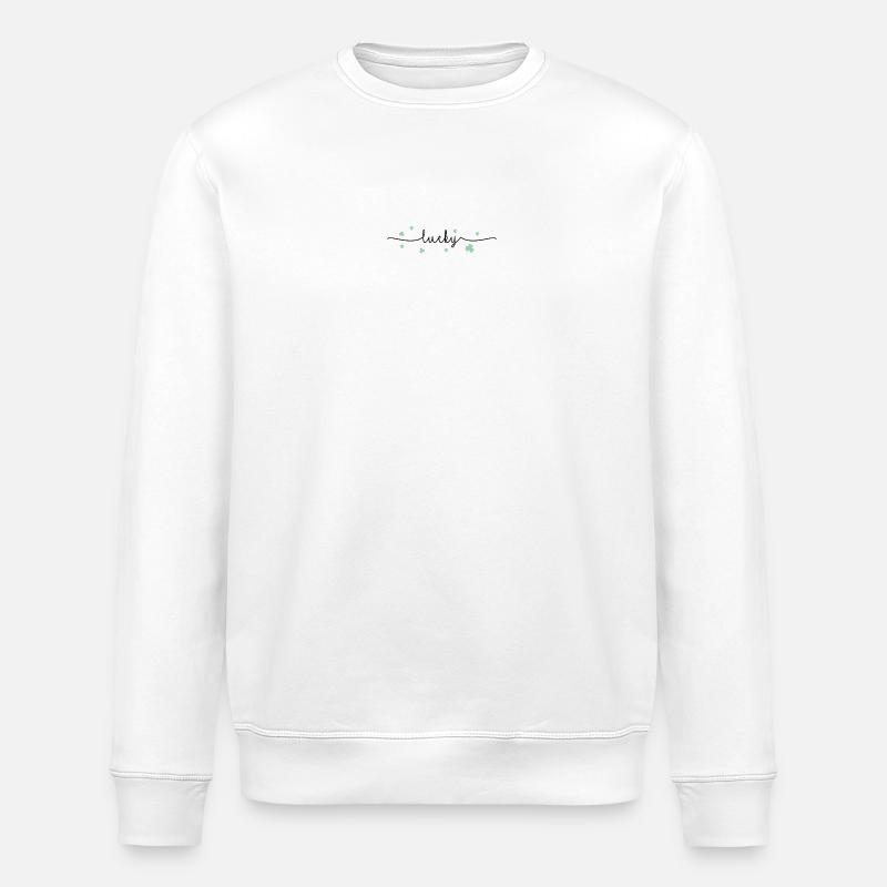 Lucky - Stanley/Stella Unisex Bio-Sweatshirt ROLLER - Weiß