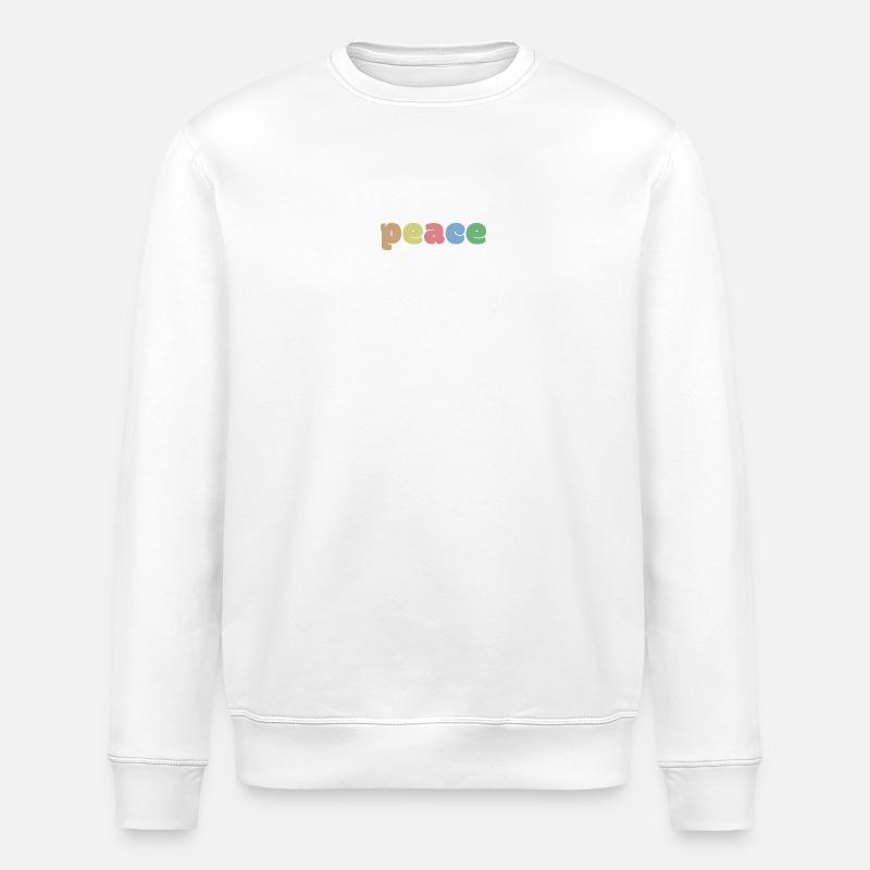 Couleurs de la paix - Sweat bio ROLLER Stanley/Stella Unisexe - blanc