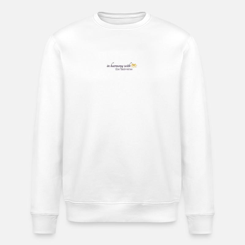 in harmony with the universe - Stanley/Stella Unisex Bio-Sweatshirt ROLLER - Weiß