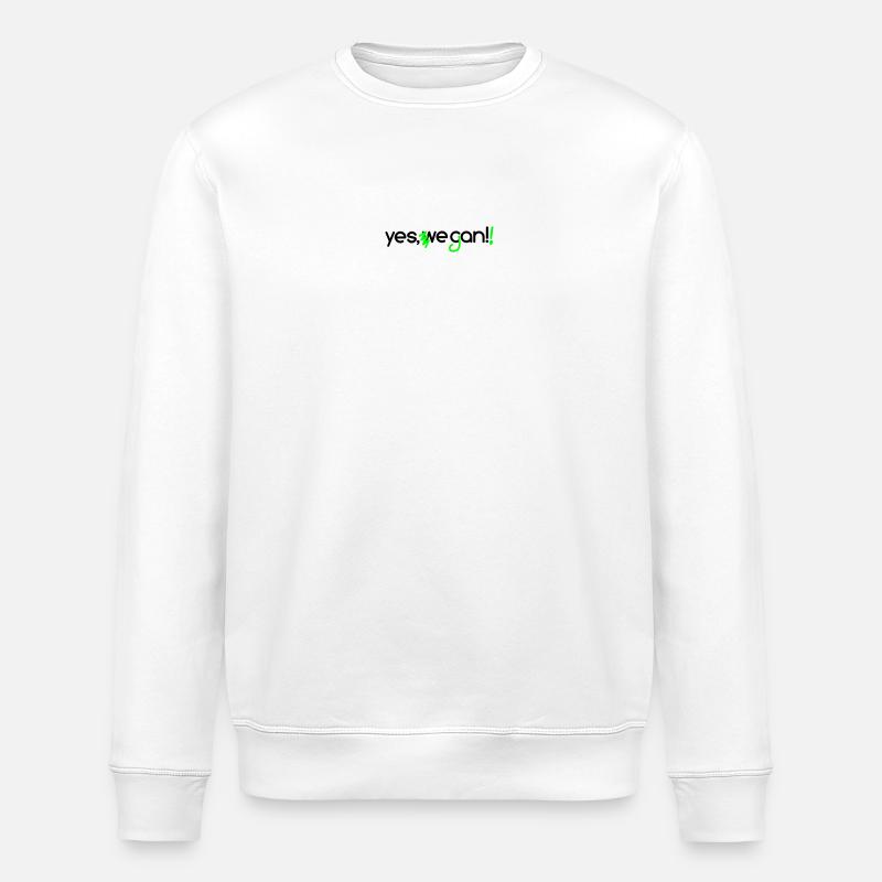 yes we can vegan - Stanley/Stella Unisex Bio-Sweatshirt ROLLER - Weiß