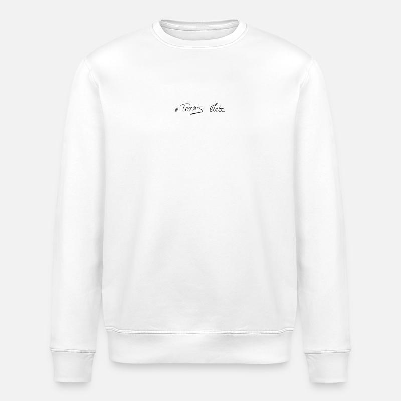 #Tennis liebe - Stanley/Stella Unisex Bio-Sweatshirt ROLLER - Weiß