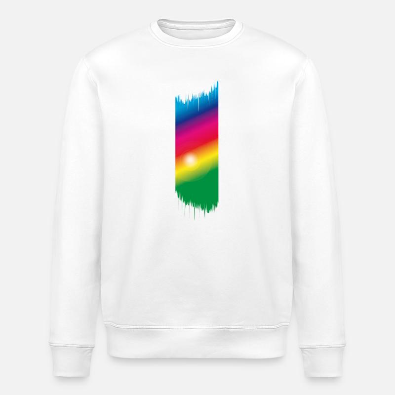 Farbspektrum - Rainbow - Stanley/Stella Unisex Bio-Sweatshirt ROLLER - Weiß