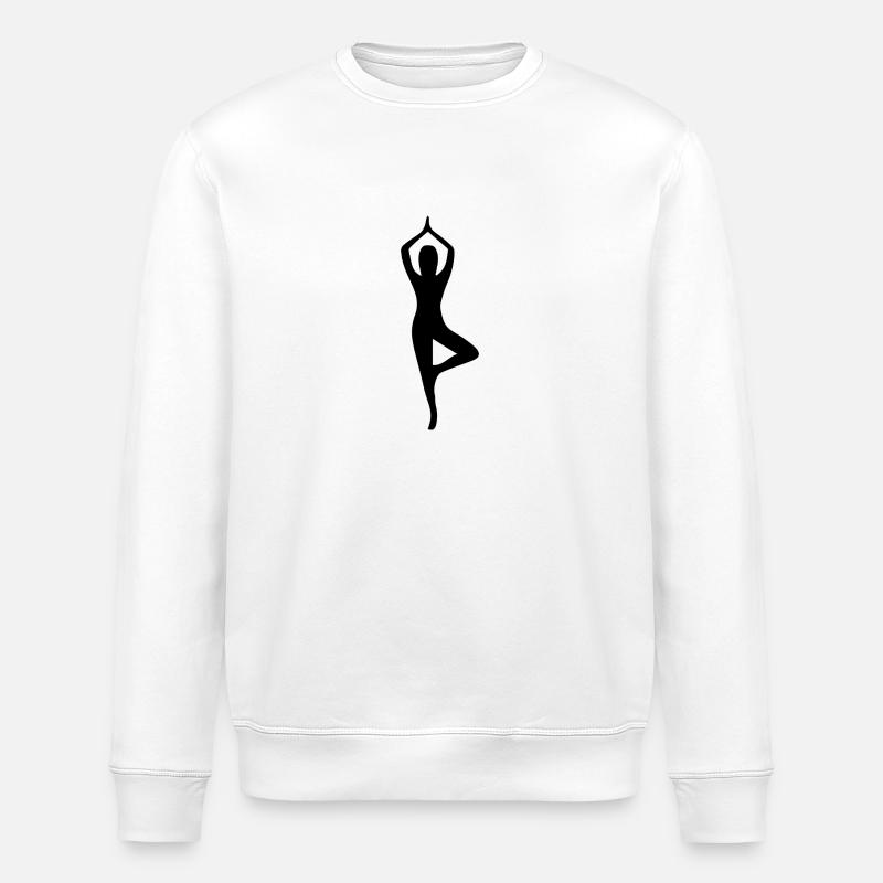 Yoga - Stanley/Stella Unisex Bio-Sweatshirt ROLLER - Weiß