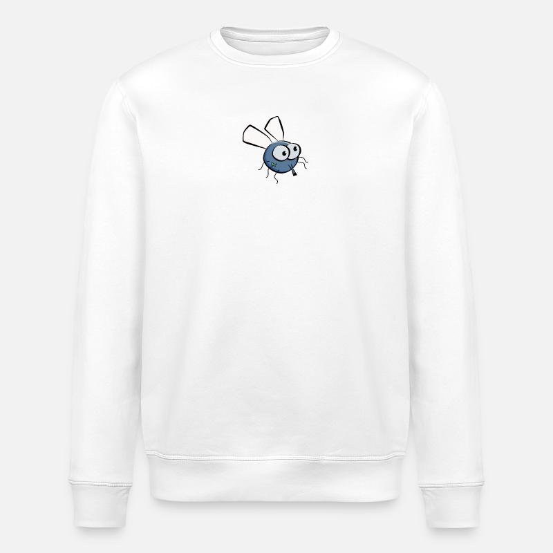Die Fliege - Stanley/Stella Unisex Bio-Sweatshirt ROLLER - Weiß