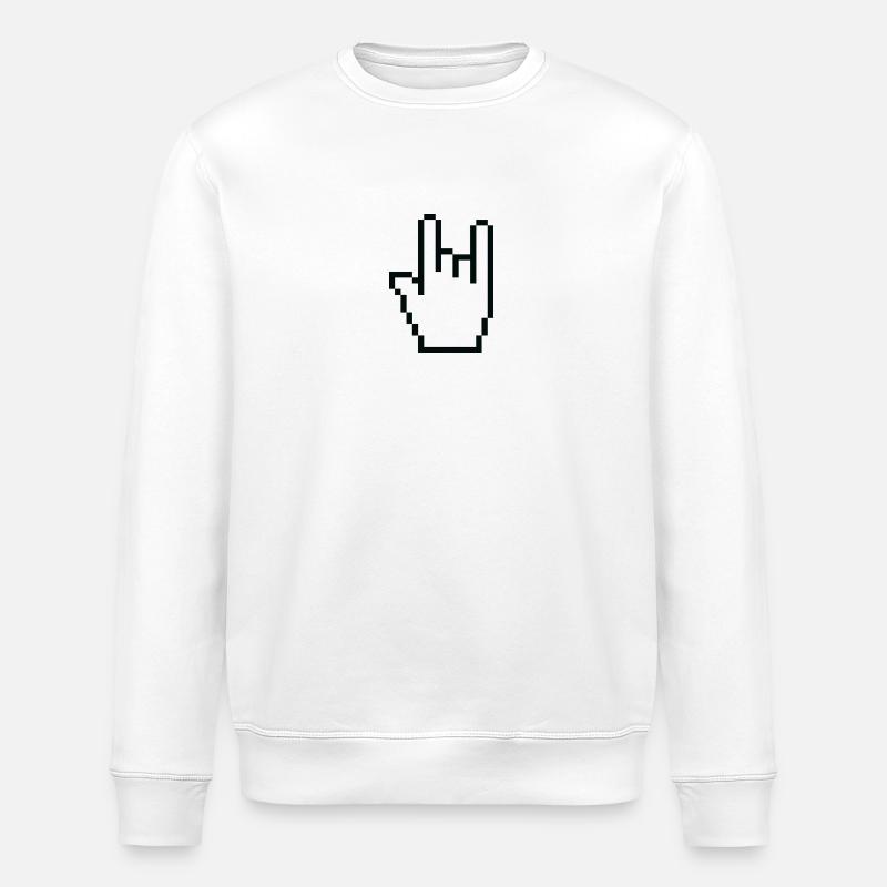 rock - Sweat bio ROLLER Stanley/Stella Unisexe - blanc