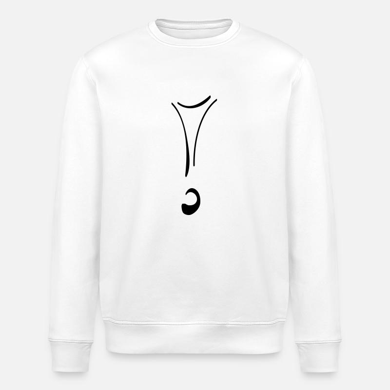 point d'exclamation - Sweat bio ROLLER Stanley/Stella Unisexe - blanc