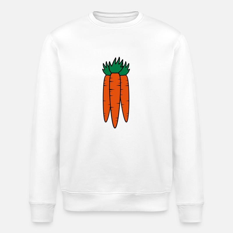 Carrots - Sweat bio ROLLER Stanley/Stella Unisexe - blanc