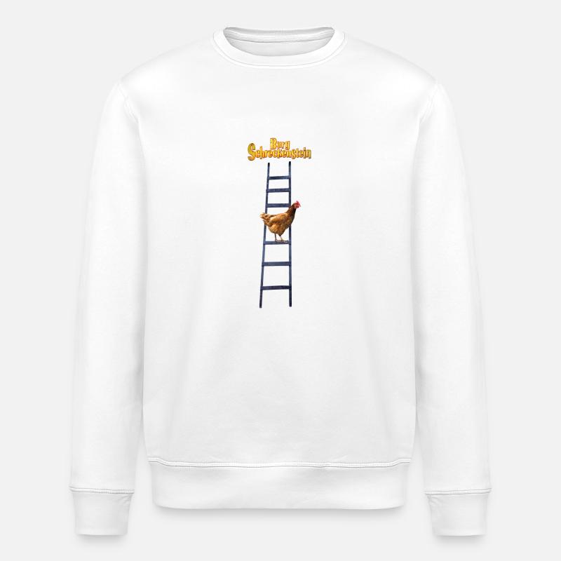 Trinkflasche Leiter Burg Schreckenstein - Stanley/Stella Unisex Bio-Sweatshirt ROLLER - Weiß