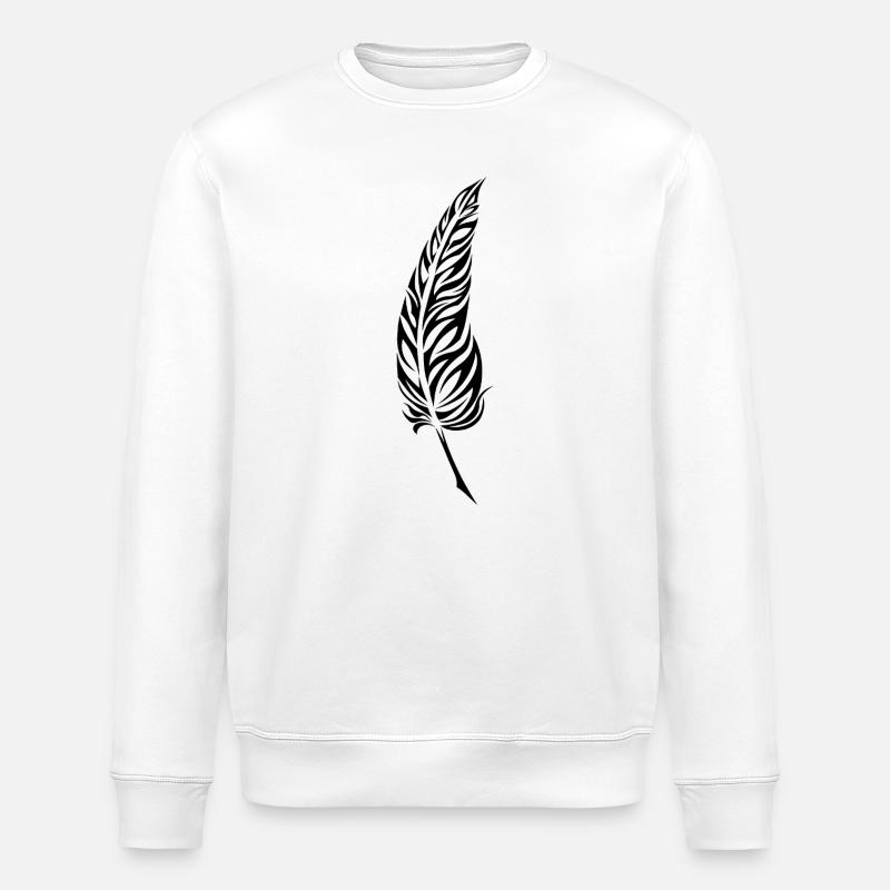 Plume-1 - Sweat bio ROLLER Stanley/Stella Unisexe - blanc