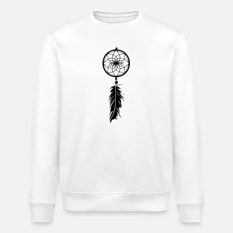 Traumfänger - Stanley/Stella Unisex Bio-Sweatshirt ROLLER - Weiß