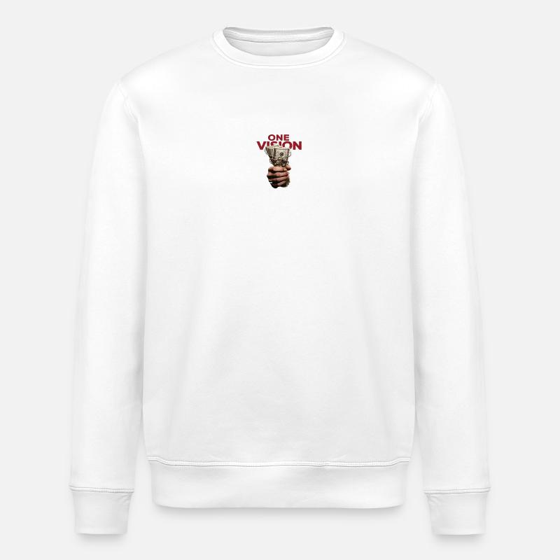 Eine Vision – Erfolgseinstellung - Stanley/Stella Unisex Bio-Sweatshirt ROLLER - Weiß