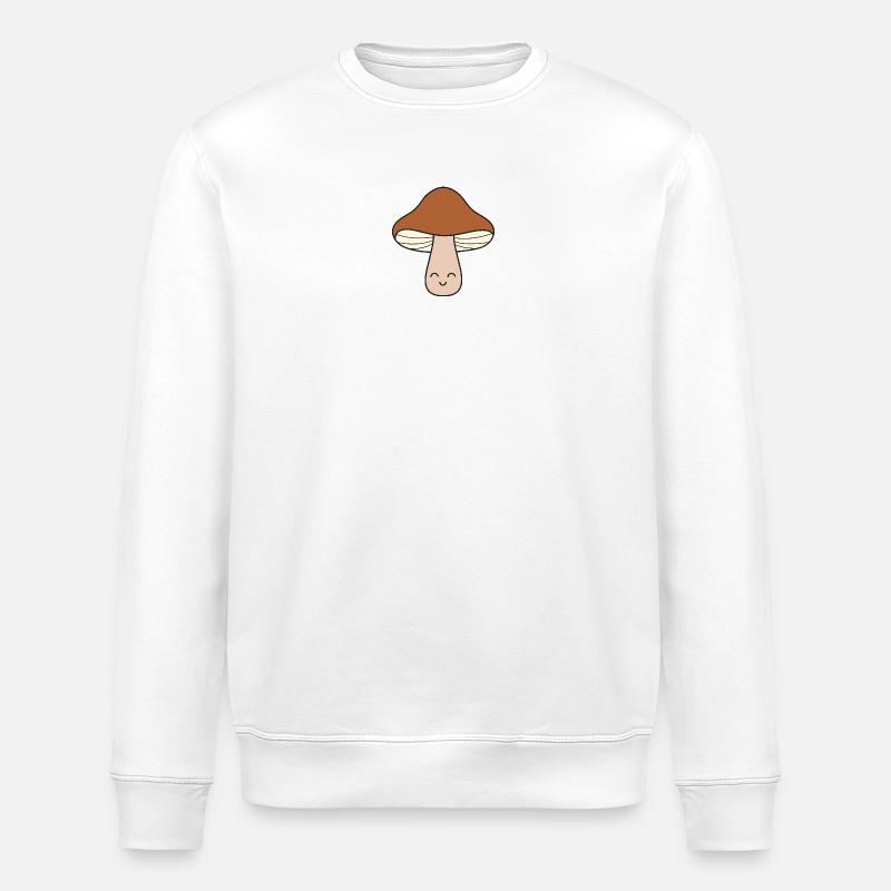 Pilz Pilze - Stanley/Stella Unisex Bio-Sweatshirt ROLLER - Weiß