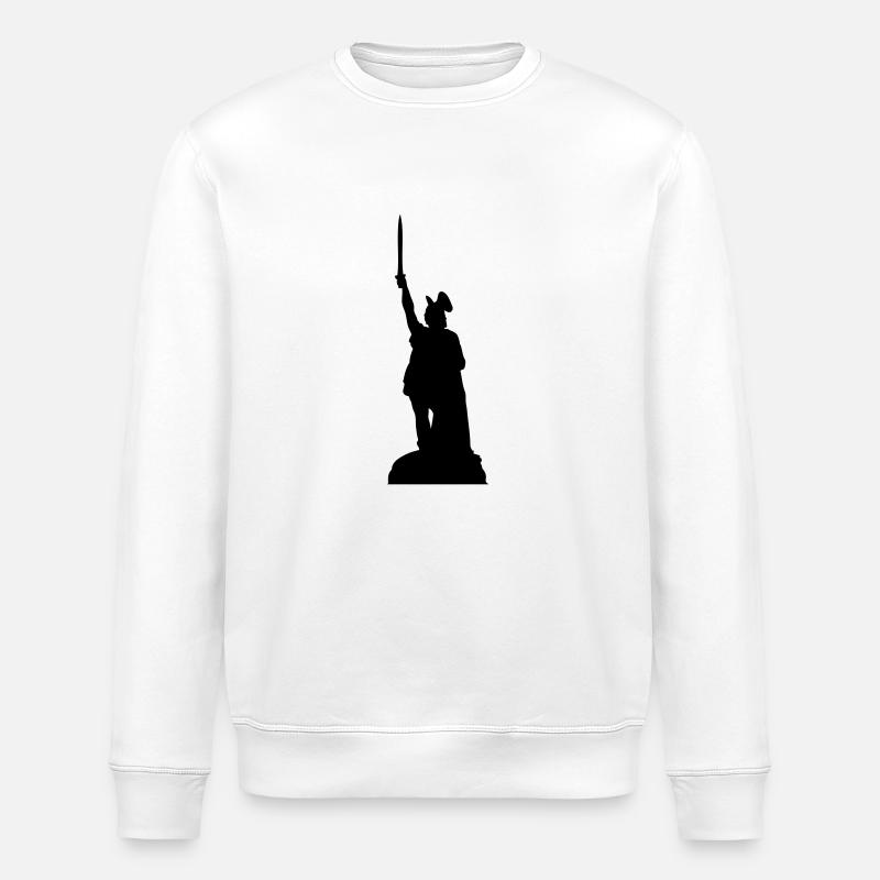 Hermannsdenkmal - Stanley/Stella Unisex Bio-Sweatshirt ROLLER - Weiß