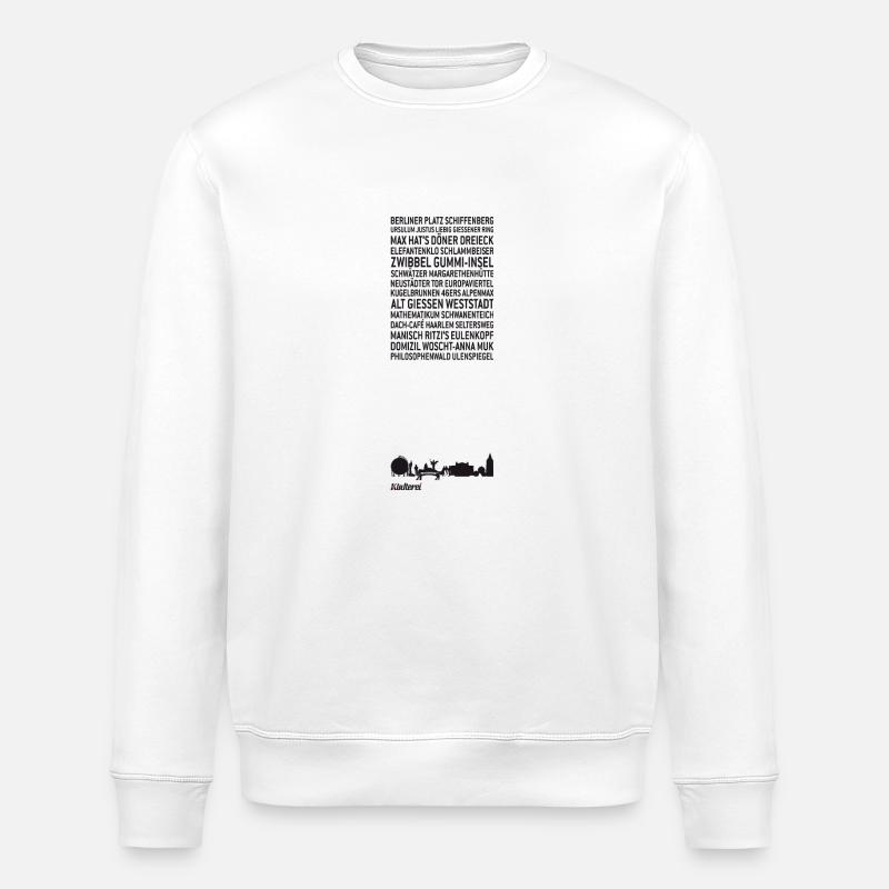 Gießen kompakt - Stanley/Stella Unisex Bio-Sweatshirt ROLLER - Weiß