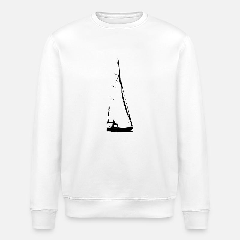 Sailing Boat - Sweat bio ROLLER Stanley/Stella Unisexe - blanc