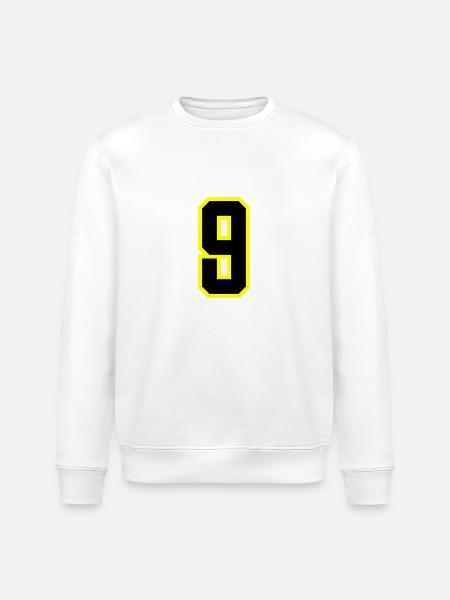 9 Number Leotard - Stanley/Stella ROLLER Unisex Organic Sweatshirt - white