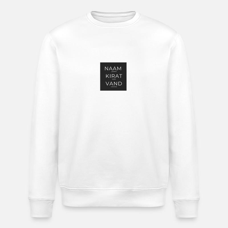 NAAM-KIRAT-VAND - Stanley/Stella Unisex Bio-Sweatshirt ROLLER - Weiß