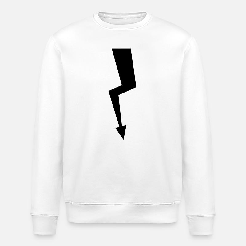 Éclair - Sweat bio ROLLER Stanley/Stella Unisexe - blanc