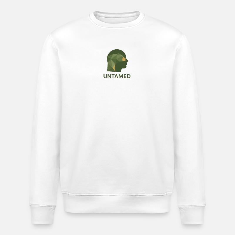 Untamed - Stanley/Stella Unisex Bio-Sweatshirt ROLLER - Weiß