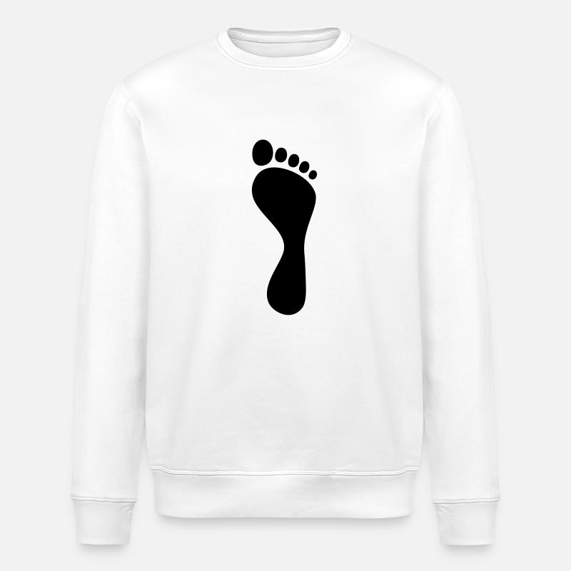fuss_rechts - Stanley/Stella Unisex Bio-Sweatshirt ROLLER - Weiß