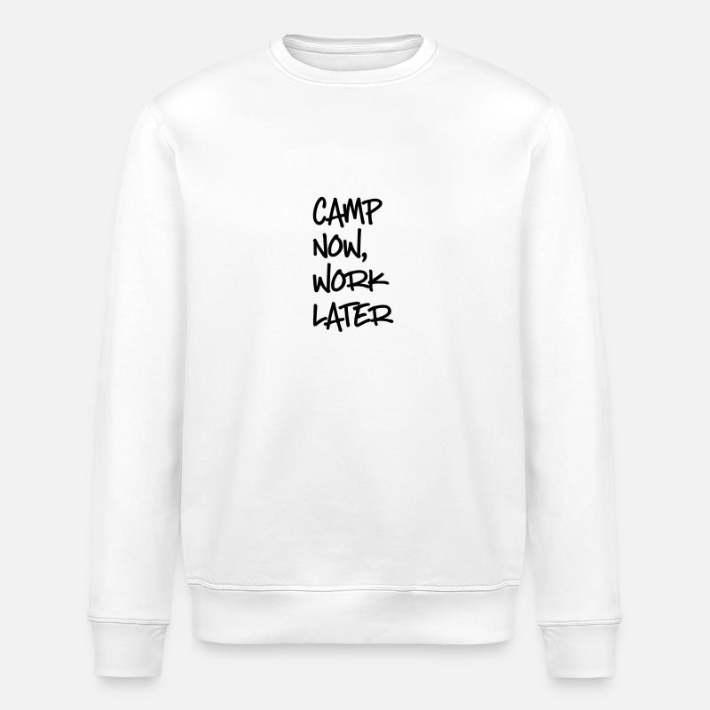 Camping - Sweat bio ROLLER Stanley/Stella Unisexe - blanc