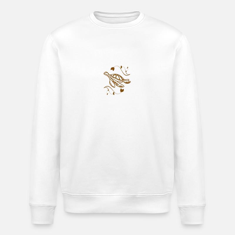 Schildkröte / Kriechtier - Reptilie - Stanley/Stella Unisex Bio-Sweatshirt ROLLER - Weiß