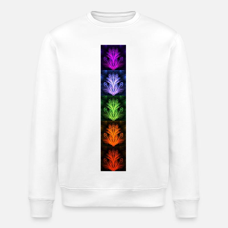 Nightflower Monkeyface - Sweat bio ROLLER Stanley/Stella Unisexe - blanc