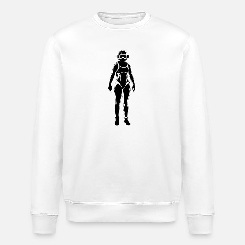 Plongeur - Hobby / Sport Sticker - Sweat bio ROLLER Stanley/Stella Unisexe - blanc