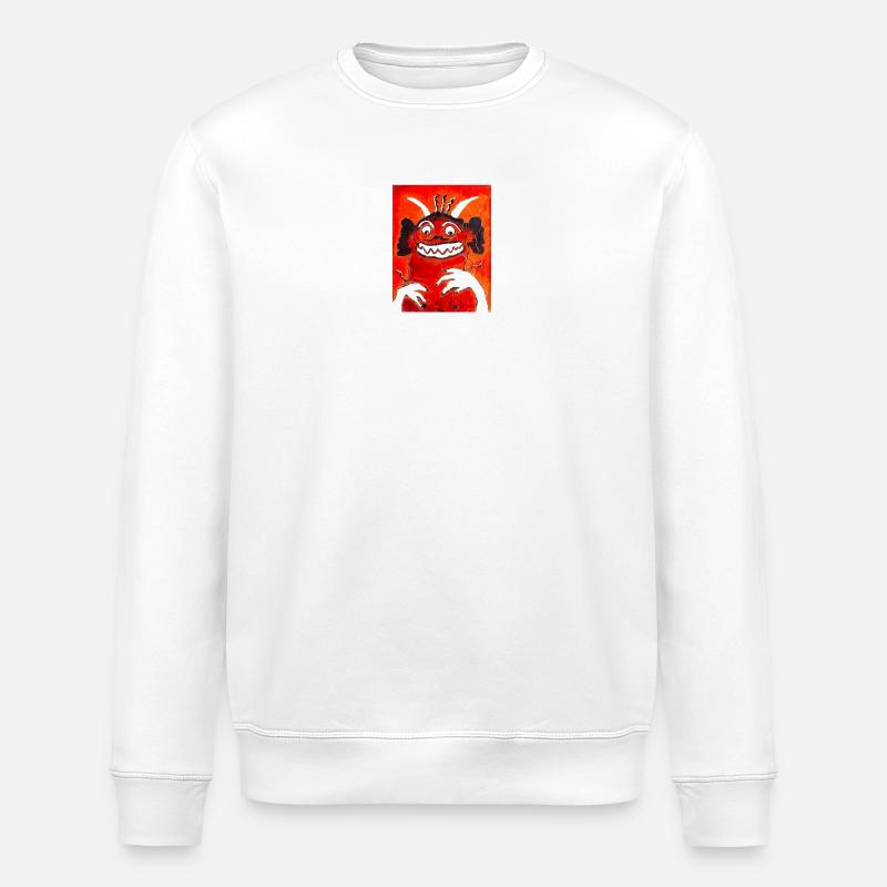Le Monstre - Sweat bio ROLLER Stanley/Stella Unisexe - blanc