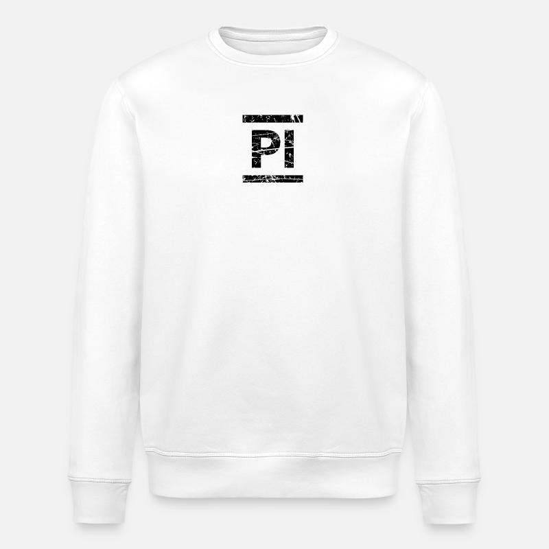 Pi - Stanley/Stella ROLLER Unisex Organic Sweatshirt - white
