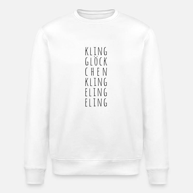 kling Glöckchen - Stanley/Stella Unisex Bio-Sweatshirt ROLLER - Weiß