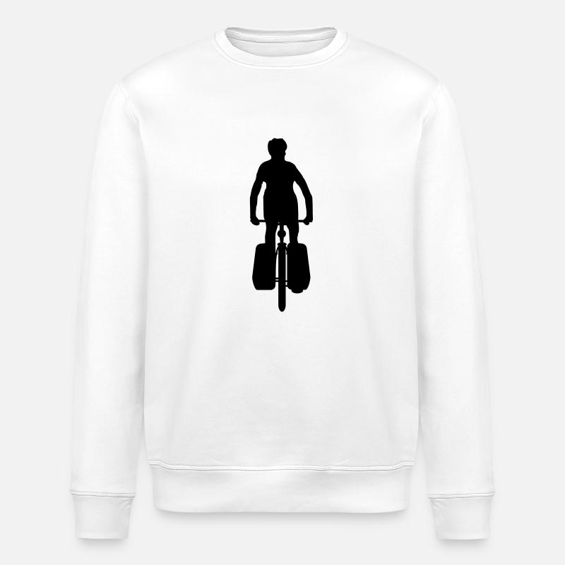 Radfahrer - Stanley/Stella Unisex Bio-Sweatshirt ROLLER - Weiß