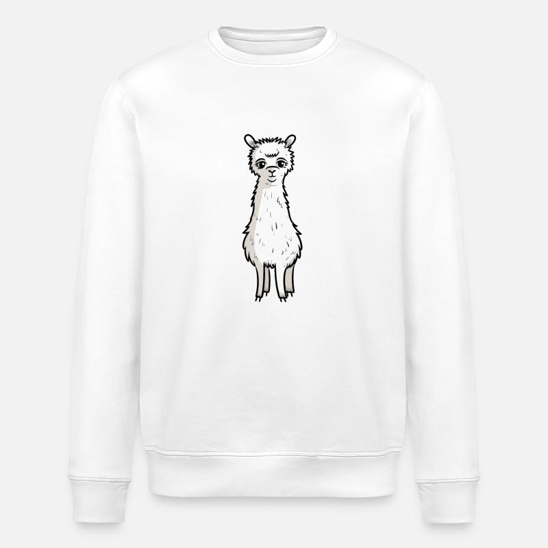 Alpaka - Stanley/Stella Unisex Bio-Sweatshirt ROLLER - Weiß