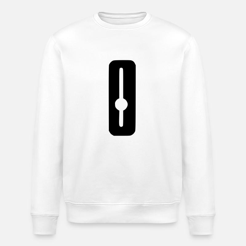 Slider mixage - Sweat bio ROLLER Stanley/Stella Unisexe - blanc