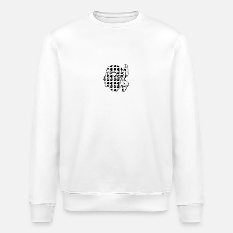 Petite tête Maure - Sweat bio ROLLER Stanley/Stella Unisexe - blanc