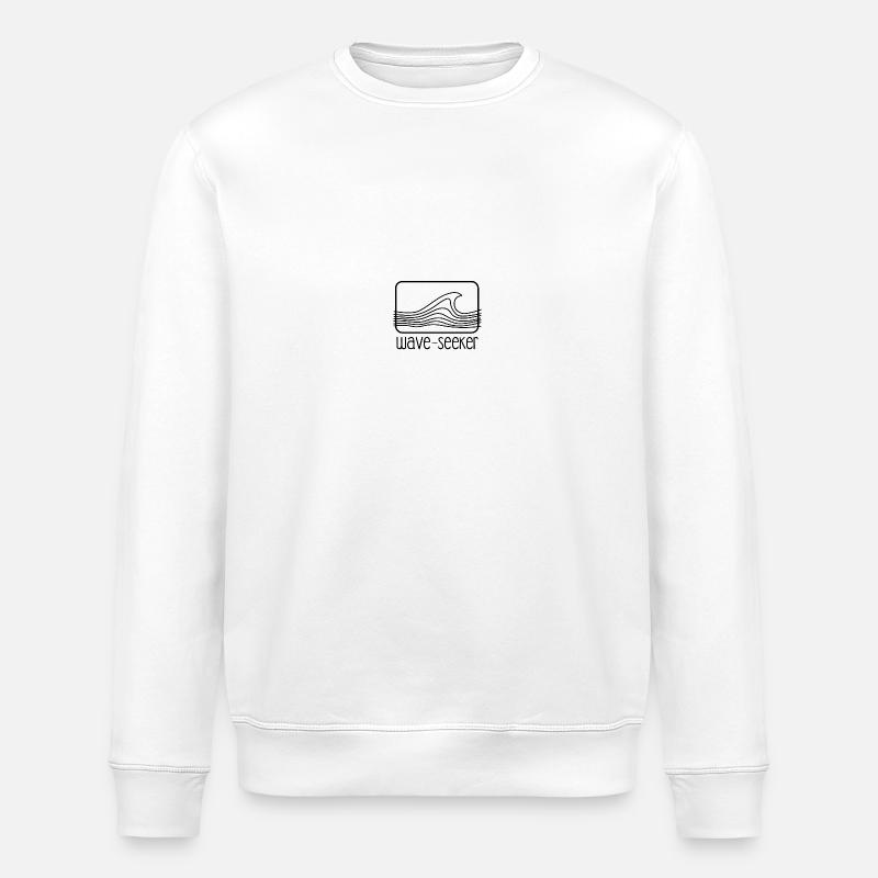 Mode de surf élégante - Sweat bio ROLLER Stanley/Stella Unisexe - blanc